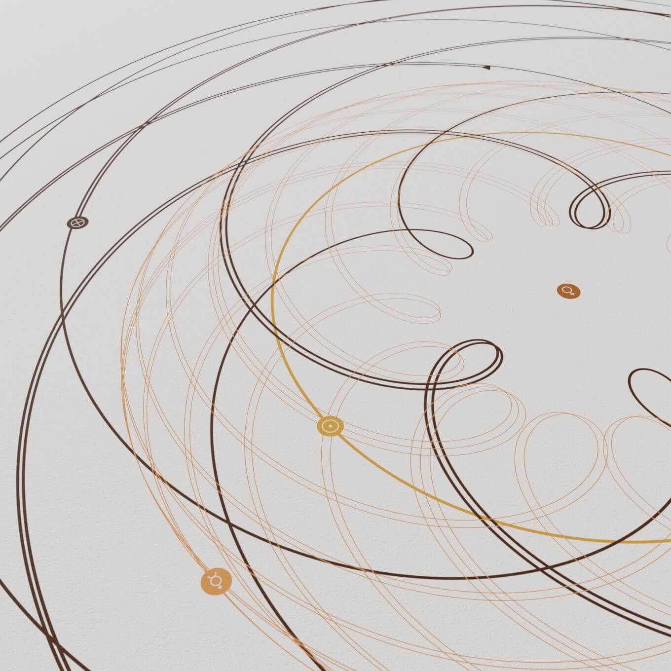 modulation of colors and strokes